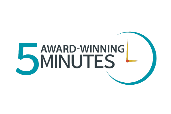 5 Award Winning Minutes Logo